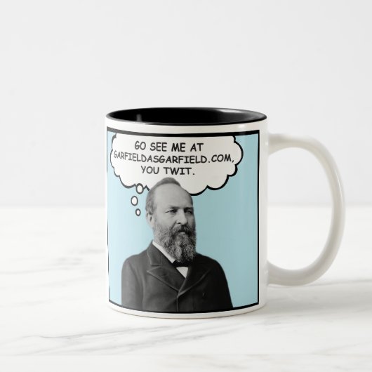 ガーフィールドのストリップのマグとしてガーフィールド ツートーンマグカップ (右)