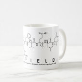 ガーフィールドのペプチッド名前のマグ コーヒーマグカップ (正面右)