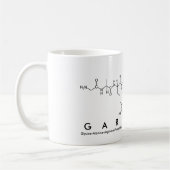 ガーフィールドのペプチッド名前のマグ コーヒーマグカップ (左)