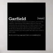 ガーフィールドカッコいいはデュードおもしろい賛辞 ポスター (正面)