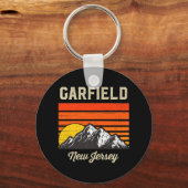 ガーフィールドニュージャージーホームシティ州USA キーホルダー (正面)