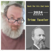 ガーフィールド三目ステッカー シール (正面)