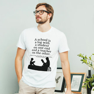 ガーフィールド大統領 クラシカルホームスクーリング 引用句 Tシャツ