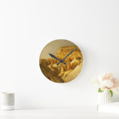 ガーフィールド山 ラウンド壁時計 (ホーム)