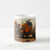 ガーフィールドCubと彼のビール缶トラック火星Mug コーヒーマグカップ (中央)