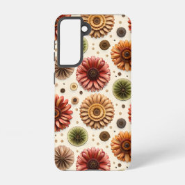 ガーベラがいっぱい SAMSUNG GALAXY S21ケース