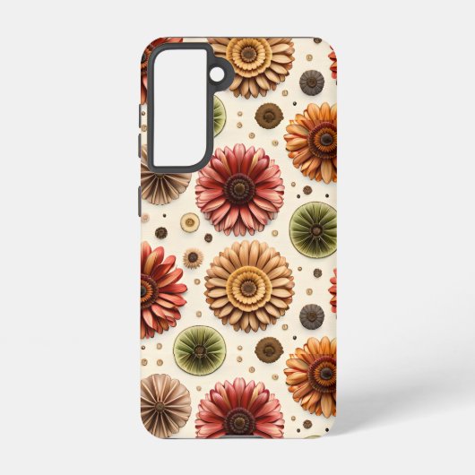 ガーベラがいっぱい SAMSUNG GALAXYケース (裏面)