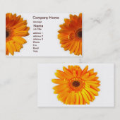 ガーベラのデイジーの名刺 名刺 (正面/裏面)