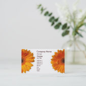 ガーベラのデイジーの名刺 名刺 (スタンド正面)