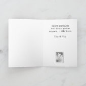 -ガーベラのデイジーの挨拶状ありがとう サンキューカード (内部)