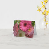 ガーベラのデイジー カード (黄色い花)