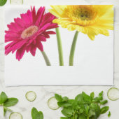 ガーベラのデイジー キッチンタオル (折り畳み)