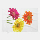 ガーベラのデイジー キッチンタオル (横)