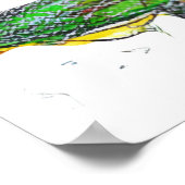 ガーベラのデイジー ポスター (角)