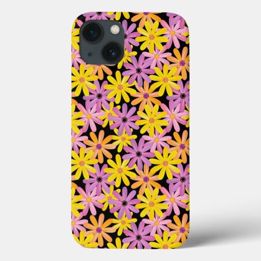 ガーベラの花模様、背景 Case-Mate iPhoneケース (裏面)