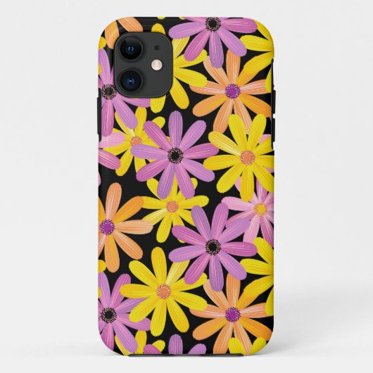ガーベラの花模様、背景 Case-Mate iPhoneケース (裏面)