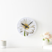 ガーベラの頭状花の閉めて下さい ラウンド壁時計 (ホーム)