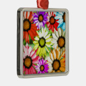 ガーベラカラフル花フローラ メタルオーナメント (右)