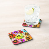 ガーベラカラフル花 コースター (右側)