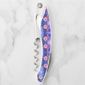 ガーベラスウェイターコルク栓抜き美しい花 ソムリエナイフ (正面)