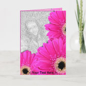 ガーベラス挨拶 カード (正面)