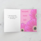 ガーベラス挨拶 カード (内部)