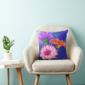 ガーベラス装飾用クッション美しい色の花 クッション (椅子)