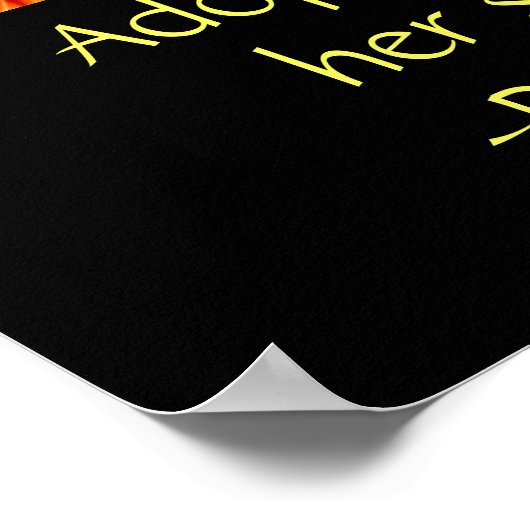 ガーベラデイジーと引用文 ポスター (角)