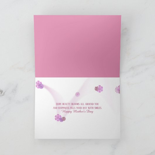 ガーベラデイジーガーデンマザーズデイ カード (内部)