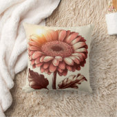 ガーベラデイジーガーデン用インスパイア心地よい クッション (ブランケット)