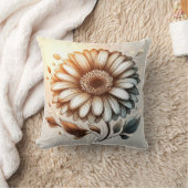 ガーベラデイジーガーデン用インスパイア心地よい クッション (ブランケット)