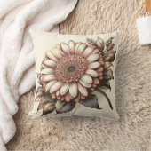 ガーベラデイジーガーデン用インスパイア心地よい クッション (ブランケット)