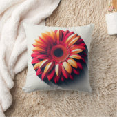 ガーベラデイジーガーデン用インスパイア心地よい クッション (ブランケット)