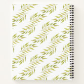 ガーベラデイジーグレイトフルジャーナル ノートブック (裏面)