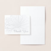 ガーベラデイジーフローラサンキューノート 箔カード (ディスプレー)