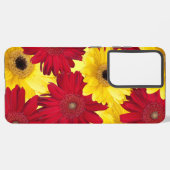 ガーベラデイジーフローラ接写 SAMSUNG GALAXYケース (左側面)