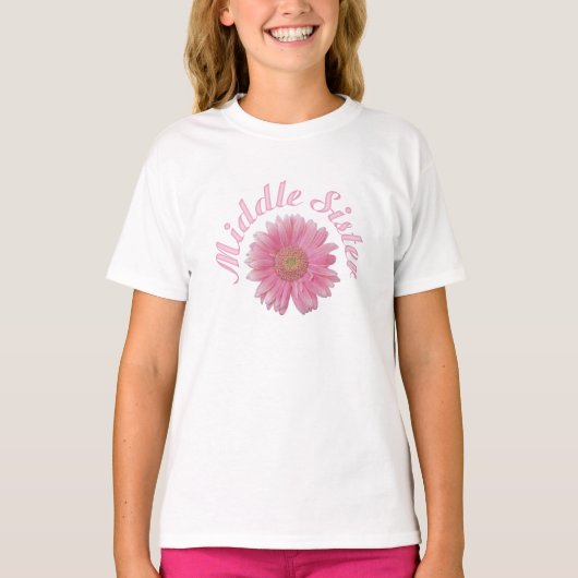 ガーベラデイジーミドル姉Tシャツ Tシャツ (正面)