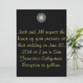 ガーベラデイジー結婚式招待状 招待状 (スタンド正面)