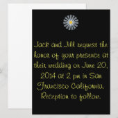 ガーベラデイジー結婚式招待状 招待状 (正面/裏面)