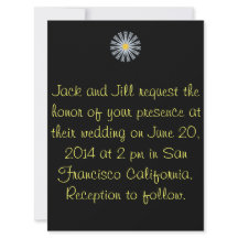 ガーベラデイジー結婚式招待状