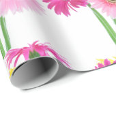 ガーベラデイジー花 ラッピングペーパー (ロールコーナー)