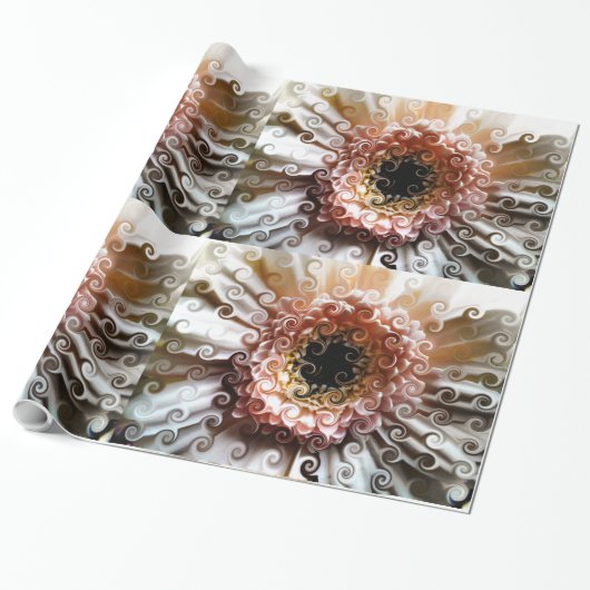 ガーベラデイジー ラッピングペーパー (アンロールド)