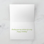 ガーベラハッピーバースデーカード カード (内部)