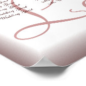 ガーベラホワイトデイジー結婚の客席表 ポスター (角)