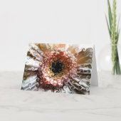 ガーベラ花 カード (正面)