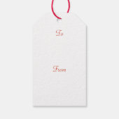 ガーベラ花 ギフトタグ (裏面)