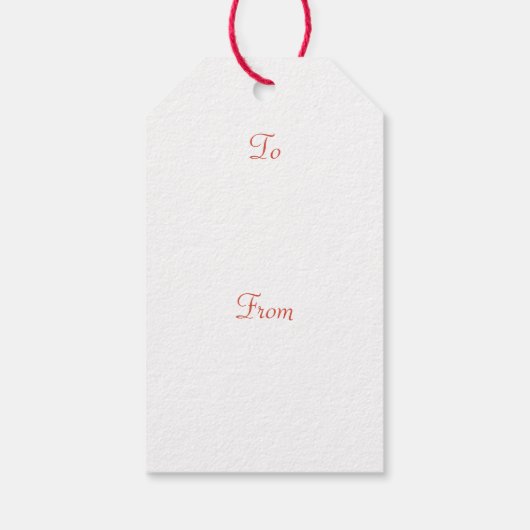 ガーベラ花 ギフトタグ (裏面)