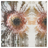 ガーベラ花 ファブリック (クローズアップ)