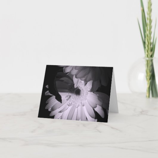 'ガーベラ詩'空白のノートカード カード (正面)