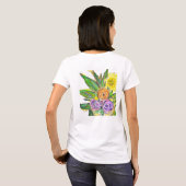 ガーベラ デイジー Tシャツ (裏面フル)